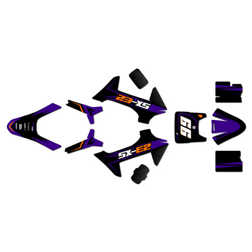 ktm sxe2 graphics kit 2024-2026 bold series purple