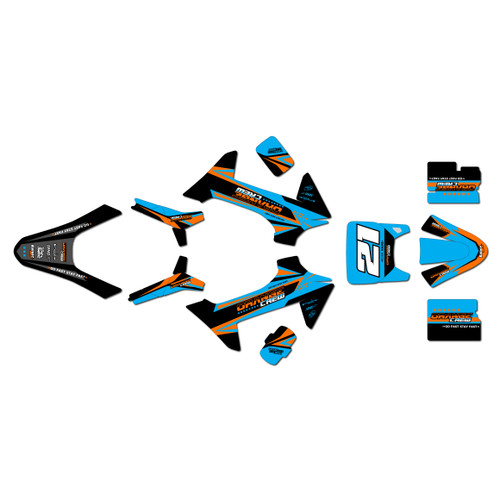 ktm sxe2 graphics kit 2024-2026 crew series cyan