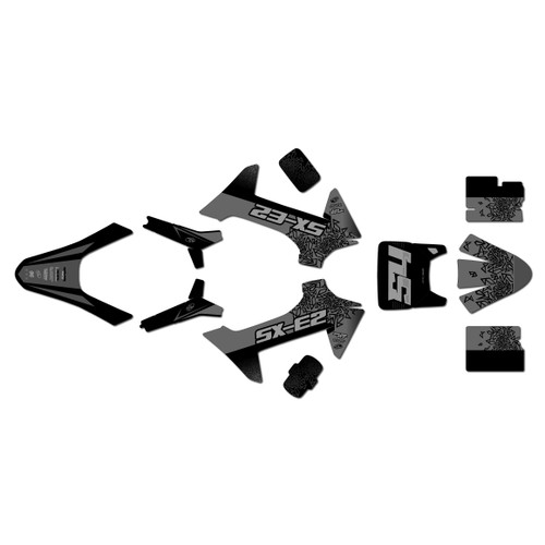 ktm sxe2 graphics kit 2024-2026 fatality series smoke