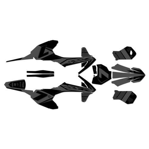 ktm sxe5 graphics kit 2020-2024 bash series smoke
