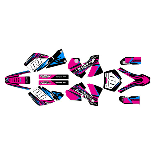 ktm 125sx graphics kit 2001-2002 rugged series magenta