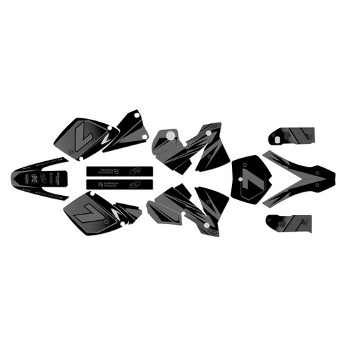 KTM 400SX, 520SX & 525SX graphics  kit 2001-2002 bolt series smoke