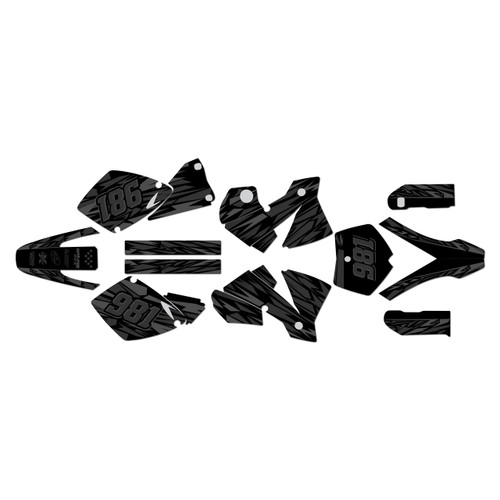 KTM 400SX, 520SX & 525SX graphics  kit 2001-2002 twitch series smoke