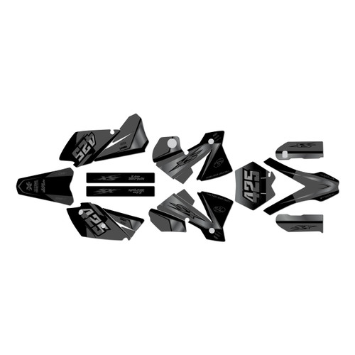 ktm 400exc graphics kit 2004 screech series smoke