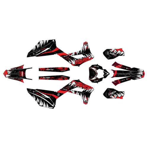 sherco 250 se graphics kit 2017-2023 carnage series red
