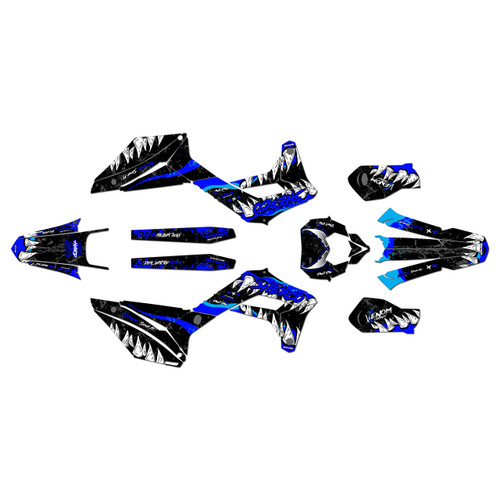 sherco 250 se graphics kit 2017-2023 carnage series blue