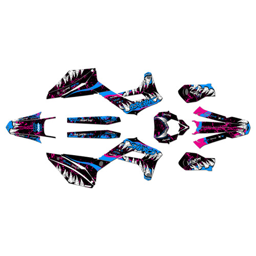 sherco 250 sef graphics kit 2017-2023 carnage series magenta