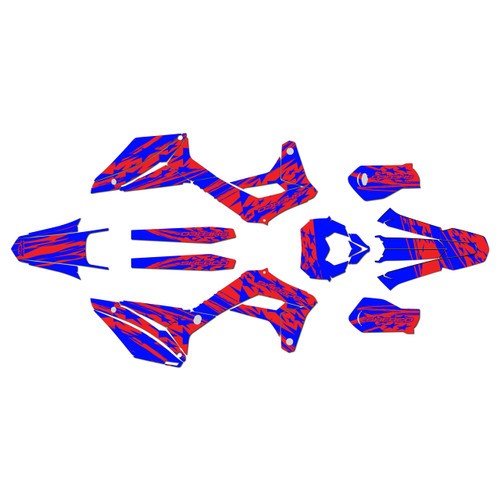 sherco 300 se graphics kit 2017-2023 patriot series red