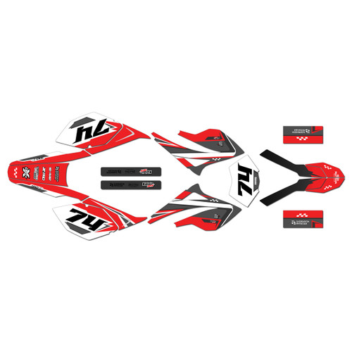 beta rr 50 graphics kit 2006-2010 prestige series red