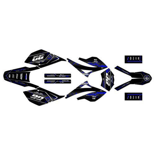 beta rr 50 graphics kit 2006-2010 rift series blue