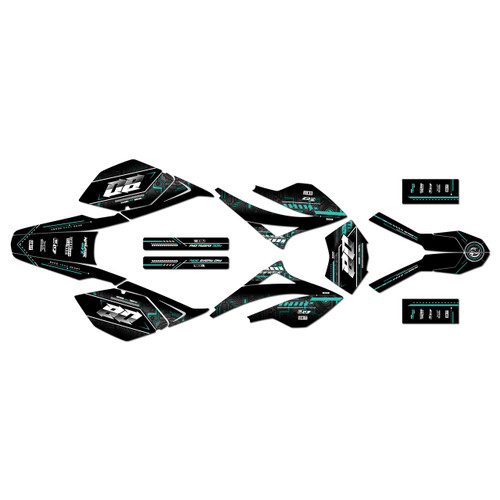 beta rr 50 graphics kit 2006-2010 rift series teal
