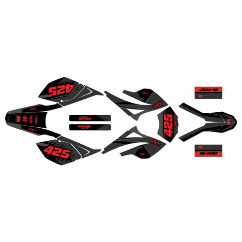 beta rr 50 graphics kit 2006-2010 screech series red-shift