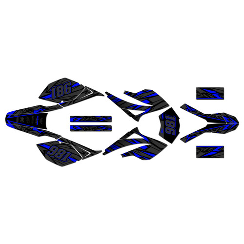 beta rr 50 graphics kit 2006-2010 twitch series blue