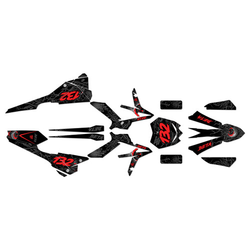 beta xtrainer300 graphics kit 2020-2022 core series red-shift