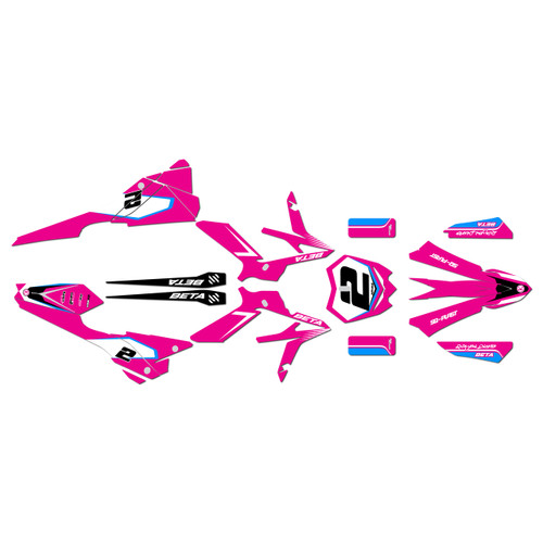 beta xtrainer300 graphics kit 2020-2022 flight series magenta