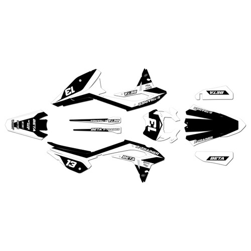 beta xtrainer300 graphics kit 2023-2026 factory series white