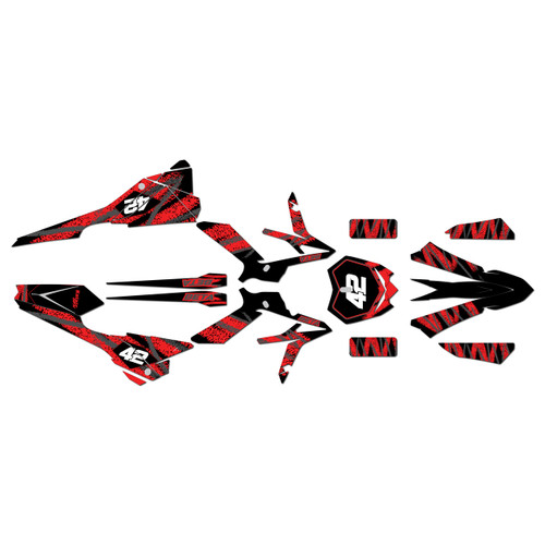 beta xtrainer250 graphics kit 2020-2022 whiplash series red-shift