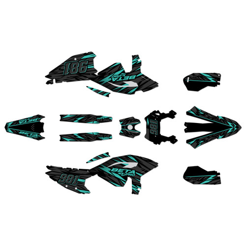 beta 480rr graphics kit 2025-2026 twitch series teal