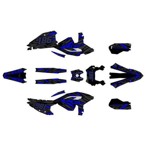 beta 250-450rx graphics kit 2025-2026 twitch series blue