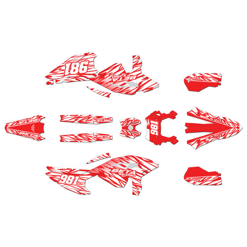 beta 250-450rx  graphics kit 2025-2026 twitch series red-shift