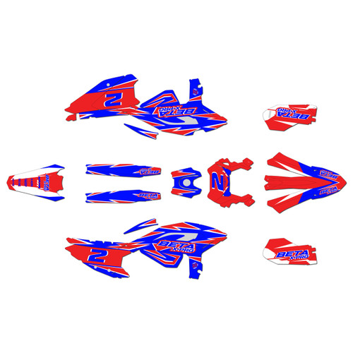 beta 390rr graphics kit 2025-2026 vision series blue