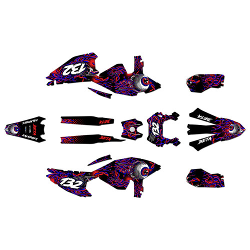 beta 125rr graphics kit 2025-2026 core series blue