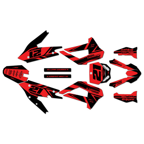 cobra cx50sr graphics kit 2021-2026 crew series red