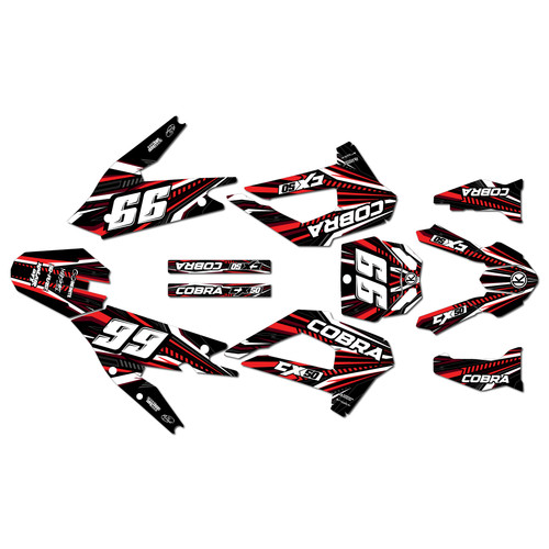 cobra cx50sr graphics kit 2021-2026 prime series red