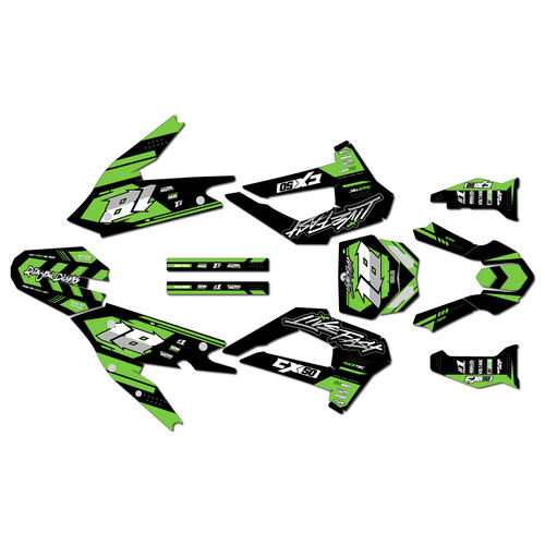 cobra cx50sr graphics kit 2021-2026 rebel series green
