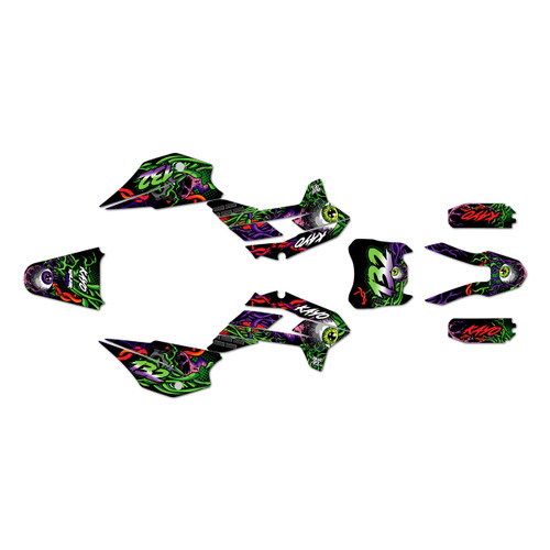 kayo tt125 graphics kit 2021-2026 core series green