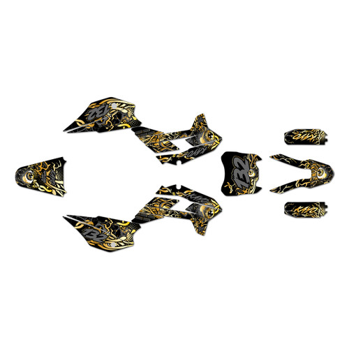 kayo tt125 graphics kit 2021-2026 core series gold