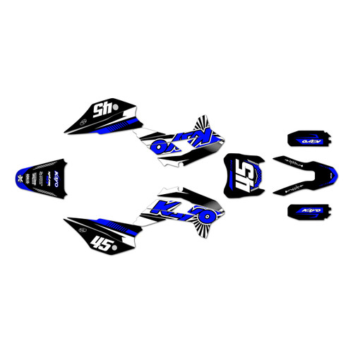 kayo tt140 graphics kit 2021-2026 fh series blue