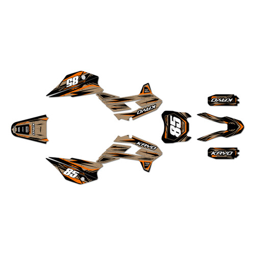 kayo tt140 graphics kit 2021-2026 guard series tan