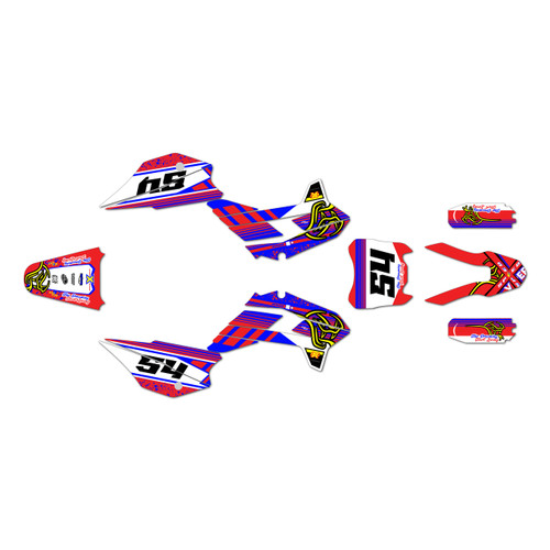 kayo tt140 graphics kit 2021-2026 pulse series red