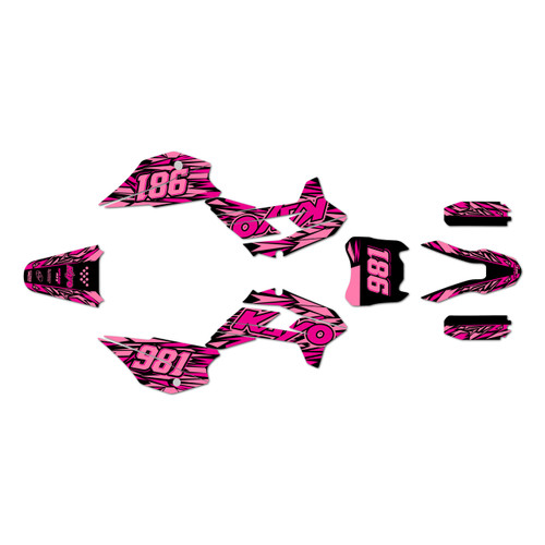 kayo tt125 graphics kit 2021-2026 twitch series pink