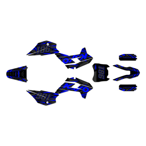 kayo tt140 graphics kit 2021-2026 twitch series blue