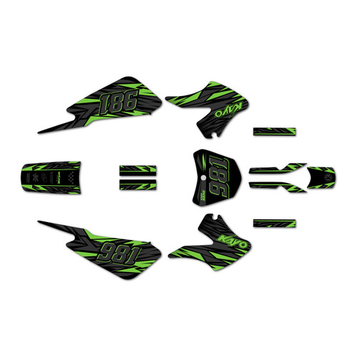 kayo kmb60 graphics kit 2022-2023 twitch series green