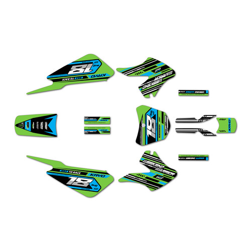 kayo kmb60 graphics kit 2022-2023 warrior series green