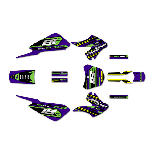 kayo kmb60 graphics kit 2022-2023 warrior series purple