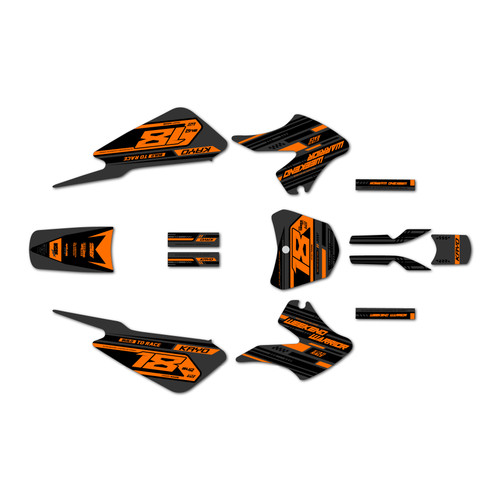 kayo kmb60 graphics kit 2022-2023 warrior series orange-shift