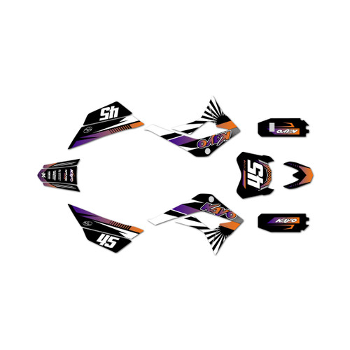kayo ts90 graphics kit all years fh series purple