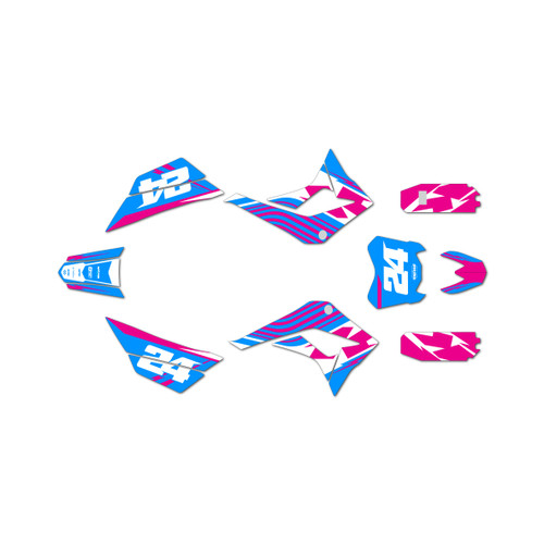 kayo ts90 graphics kit all years jawbreaker series magenta