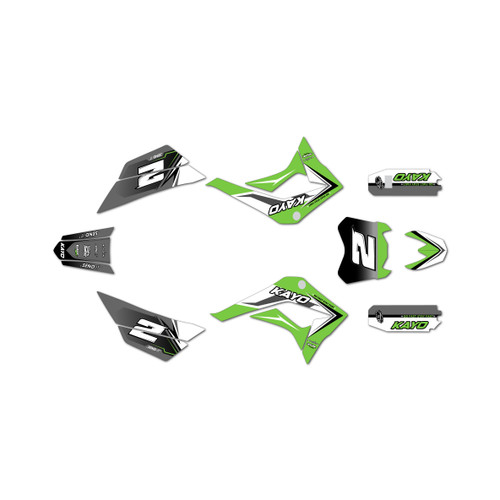 kayo tsd110 graphics kit all years razor series green