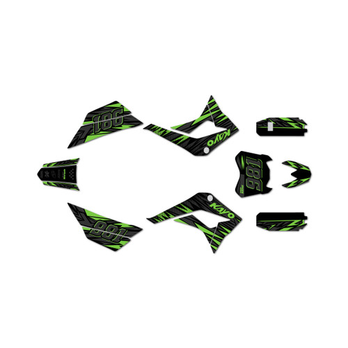 kayo tsd110 graphics kit all years twitch series green