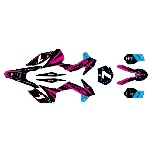 KTM 250SX-F, 350SX-F & 450SX-F graphics kit 2015 bold series magenta
