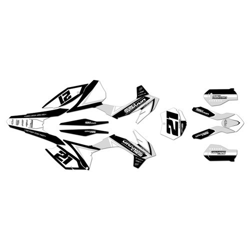ktm 150sx graphics kit 2015 crew series white