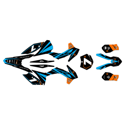 ktm 450sxf graphics kit 2015 bold series cyan