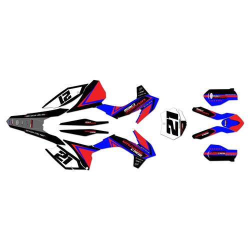 ktm 350sxf graphics kit 2015 crew series red