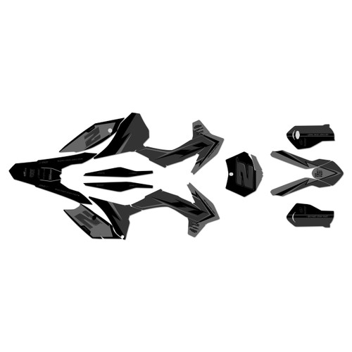 KTM 125SX, 150SX & 250SX graphics kit 2015 razor series smoke