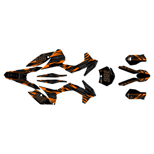ktm 350sxf graphics kit 2015 twitch series orange